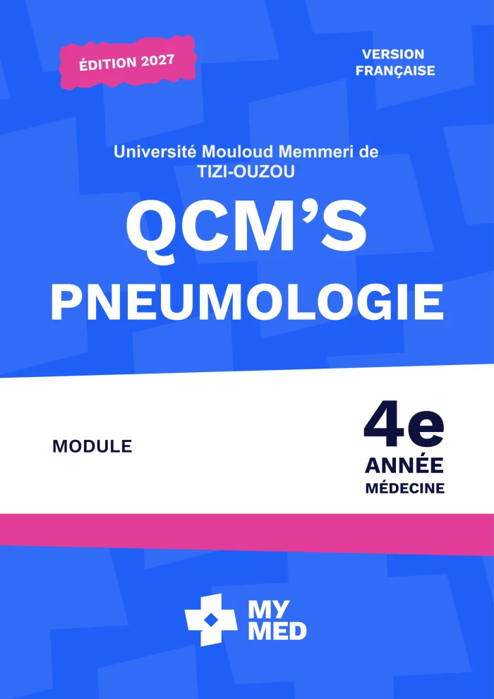 QCM classés – Pneumologie – 4e année de médecine