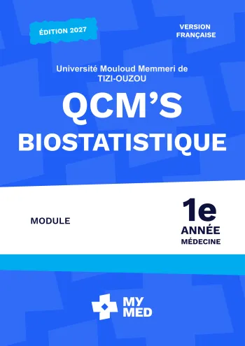 Qcms Classées - Biostatistiques - 1ère Année Médecine - Tizi Ouzou