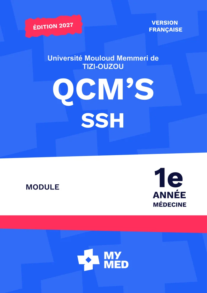 Qcms Classées - Santé, Société et Humanité - 1ère Année Médecine - Tizi Ouzou
