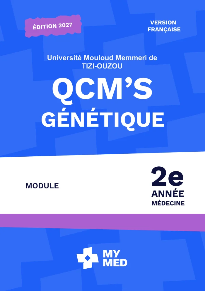 Qcm Classé - Génitique - 2e année medecine
