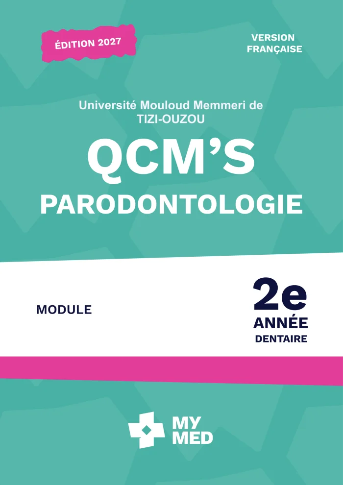 Qcm classé - Parodontologie - 2e année dentaire